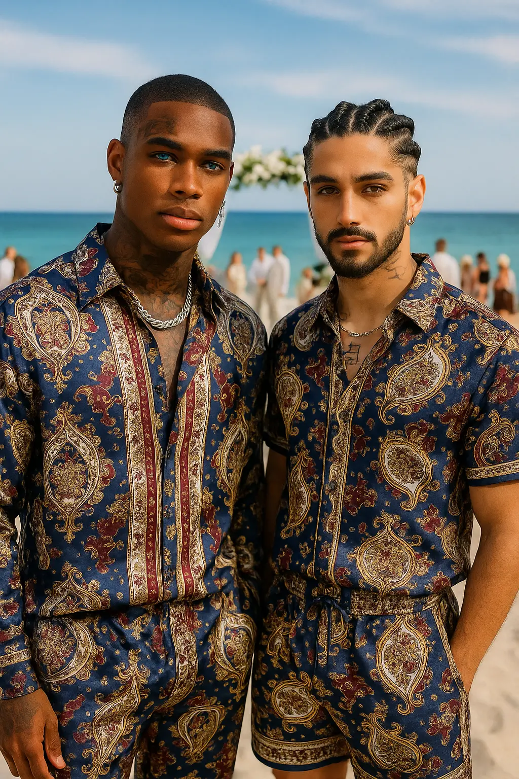 The Kayib Silk Set – Handmade Luxury Outfit for Couples - Gay Outfits