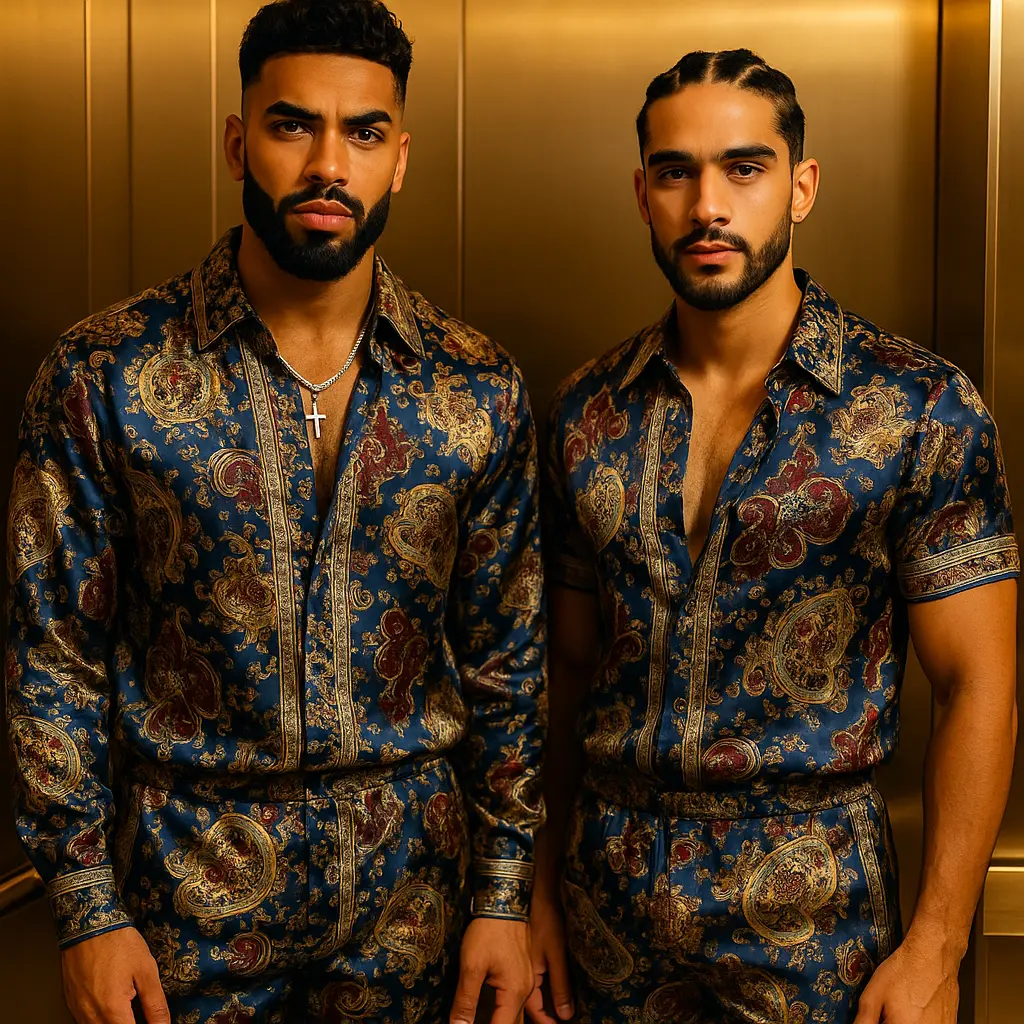 The Kayib Silk Set – Handmade Luxury Outfit for Couples - Gay Outfits