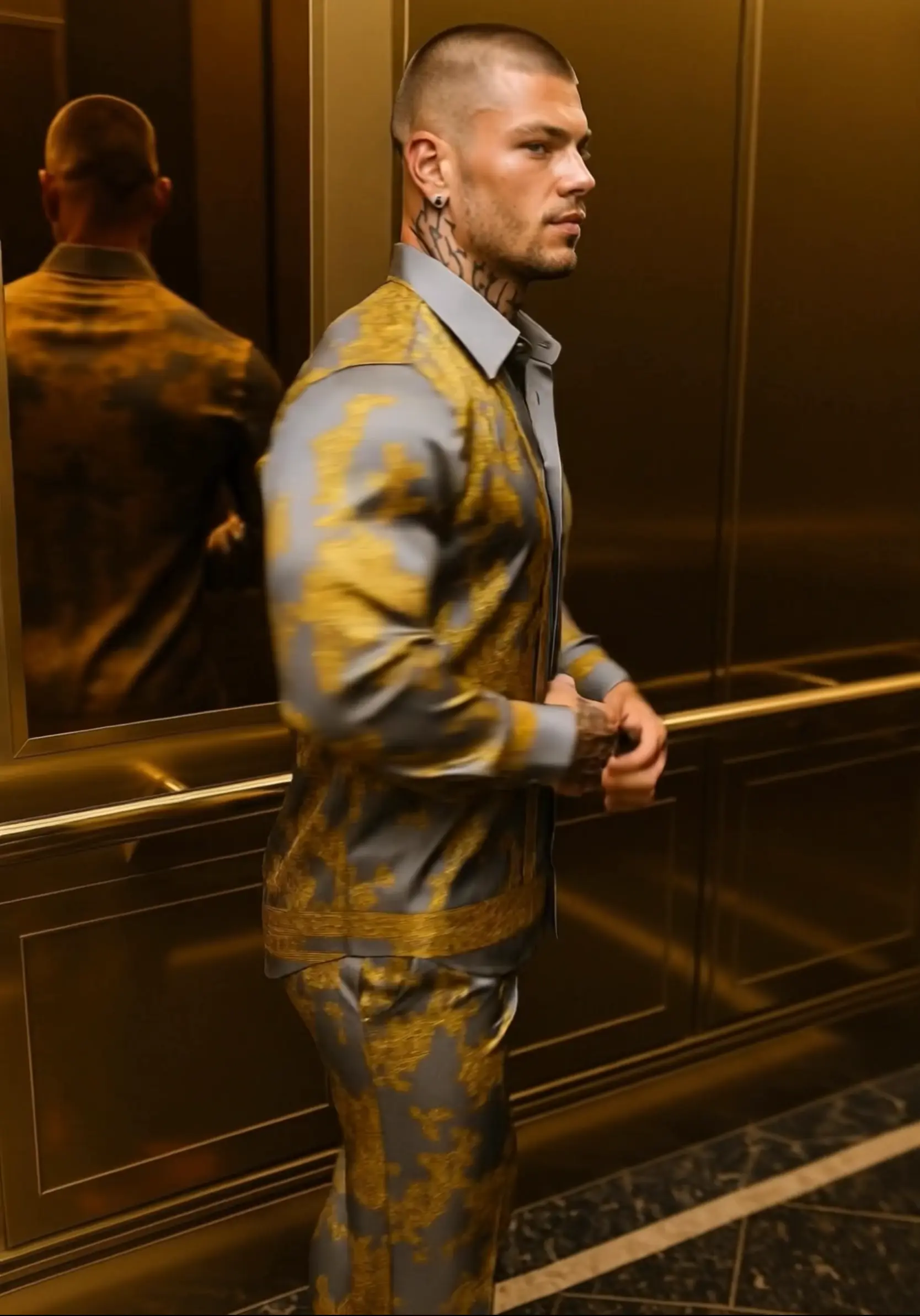 Luxury Silk Set for Men – Limited Handmade Edition - Gay Outfits