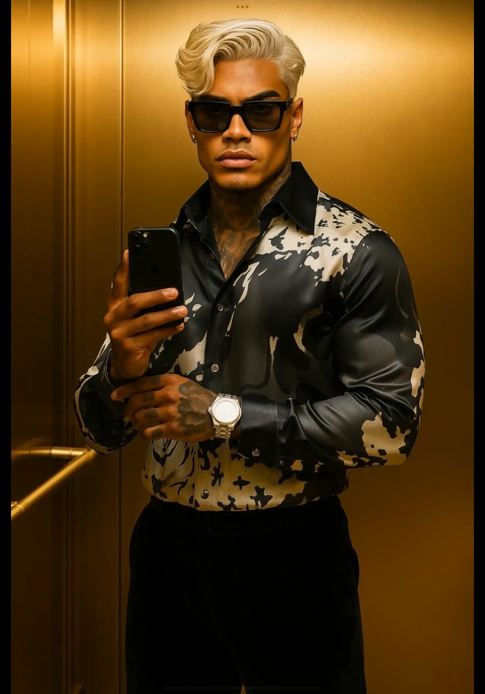 The Black Silk Seduction – Night Collection - Gay Outfits