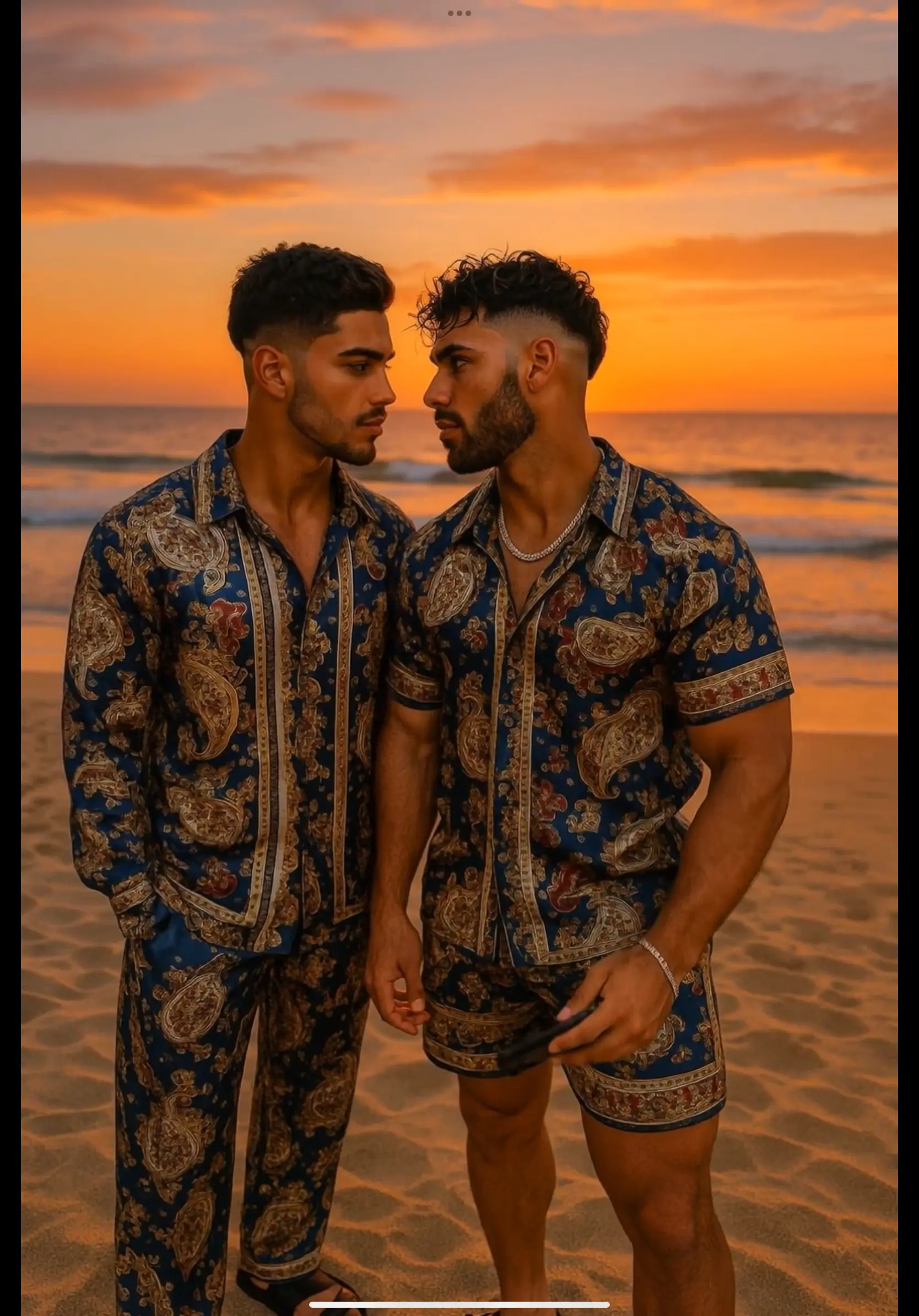 The Kayib Silk Set – Handmade Luxury Outfit for Couples - Gay Outfits