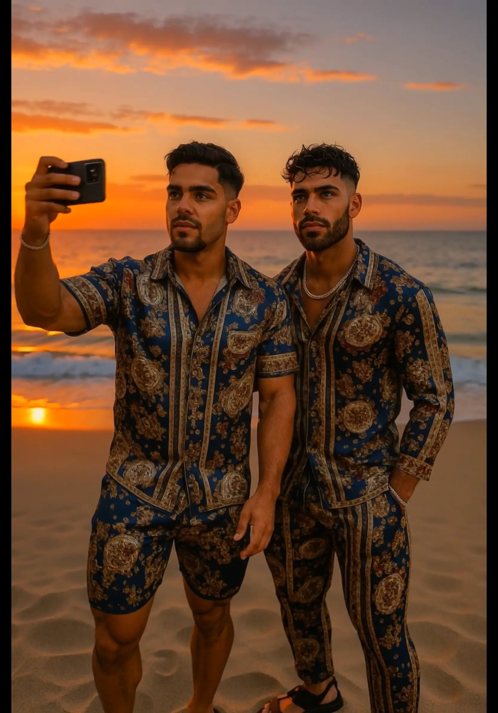 The Kayib Silk Set – Handmade Luxury Outfit for Couples - Gay Outfits