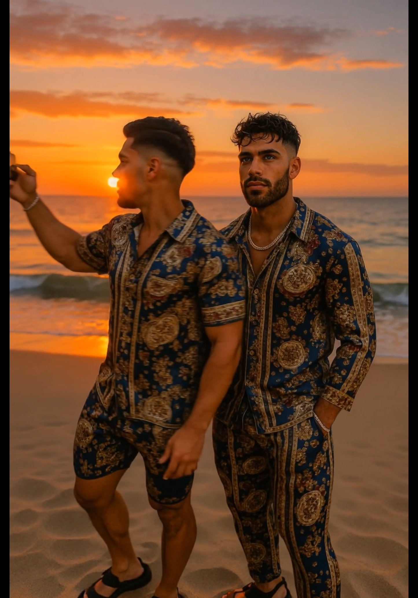 The Kayib Silk Set – Handmade Luxury Outfit for Couples - Gay Outfits