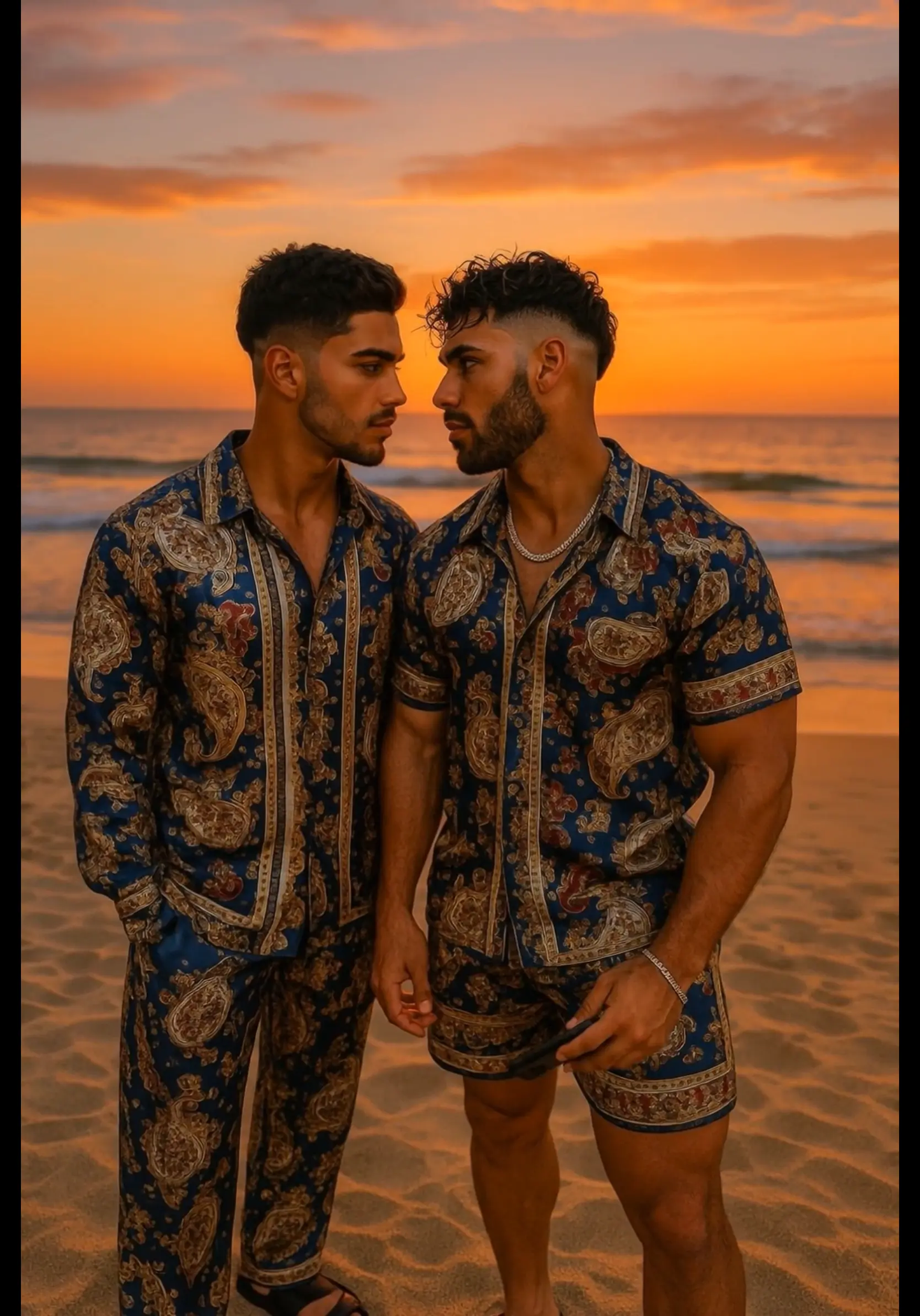 The Kayib Silk Set – Handmade Luxury Outfit for Couples - Gay Outfits