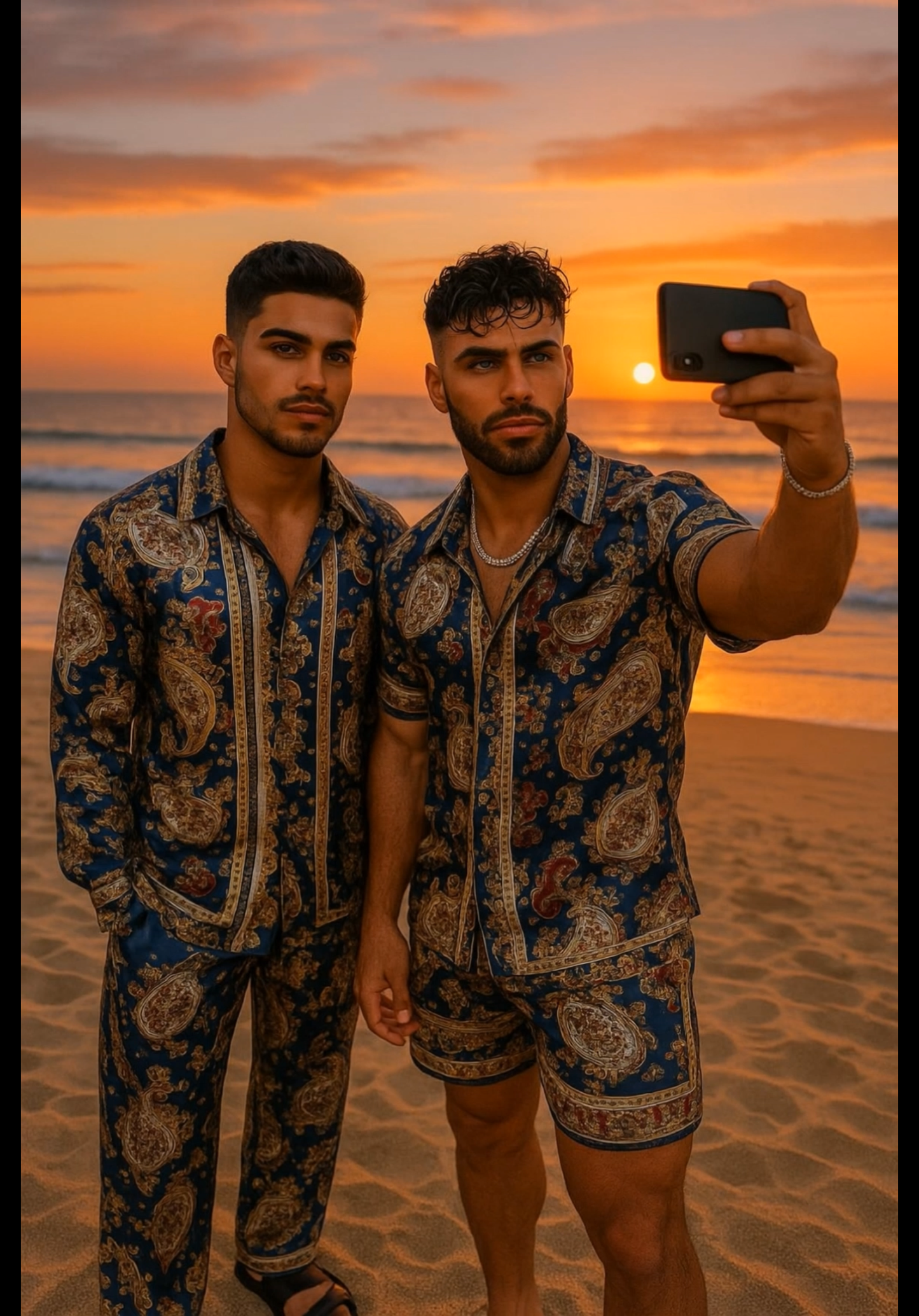 The Kayib Silk Set – Handmade Luxury Outfit for Couples - Gay Outfits