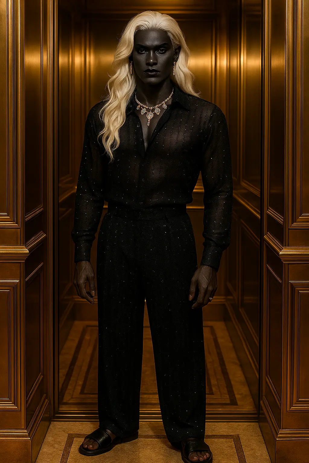 The Midnight Flame Set – Party Couture Edition - Gay Outfits