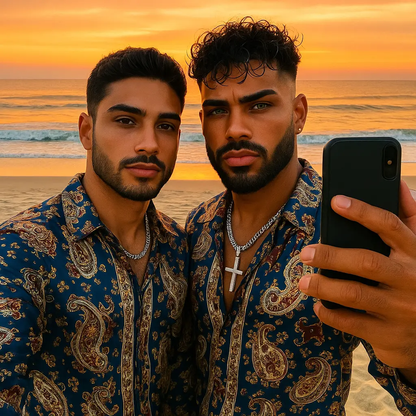The Kayib Silk Set – Handmade Luxury Outfit for Couples - Gay Outfits