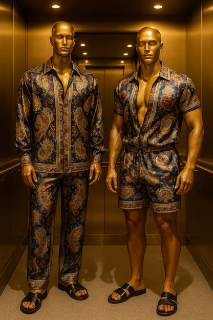 The Kayib Silk Set – Handmade Luxury Outfit for Couples - Gay Outfits