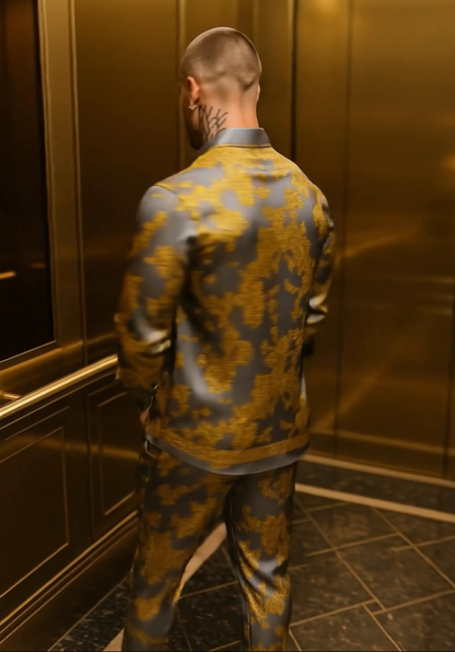 Luxury Silk Set for Men – Limited Handmade Edition - Gay Outfits