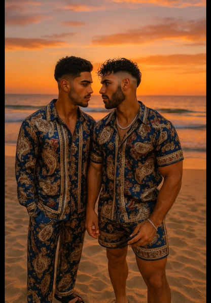 The Kayib Silk Set – Handmade Luxury Outfit for Couples - Gay Outfits