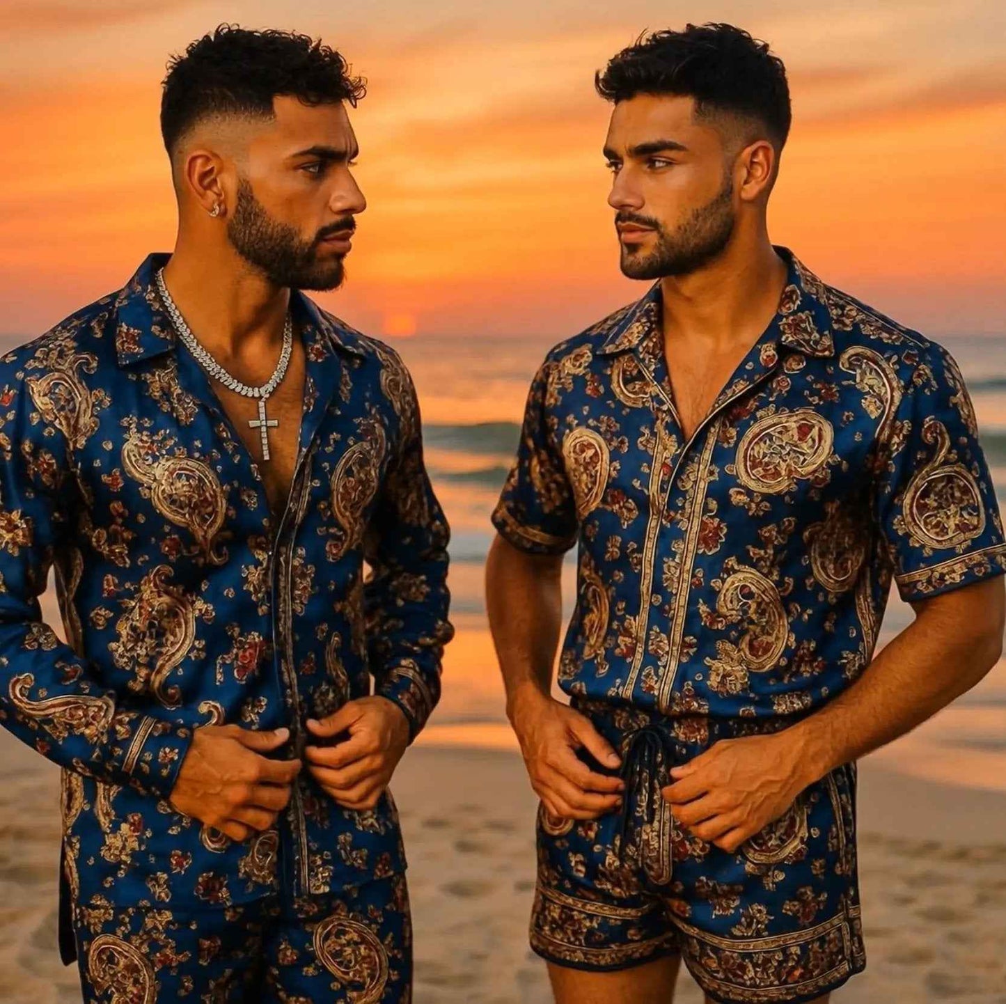 The Kayib Silk Set – Handmade Luxury Outfit for Couples
