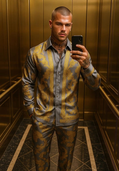 Luxury Silk Set for Men – Limited Handmade Edition