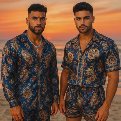 The Kayib Silk Set – Handmade Luxury Outfit for Couples